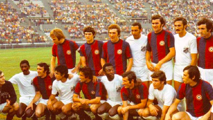 Il Bologna ricorda Pelè e le tre amichevoli col Santos nel 1971 Il Bologna ricorda Pelè e le tre amichevoli col Santos nel 1971 - immagine 1