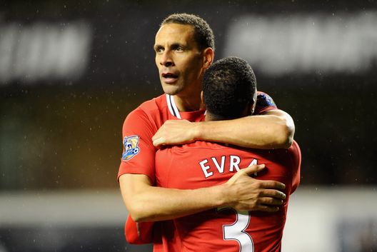 Evra Rio Ferdinand (getty images) Evra Rio Ferdinand (getty images)