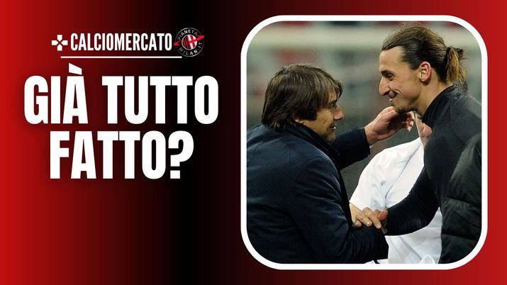 Panchina AC Milan Conte Ibrahimovic Calciomercato Milan