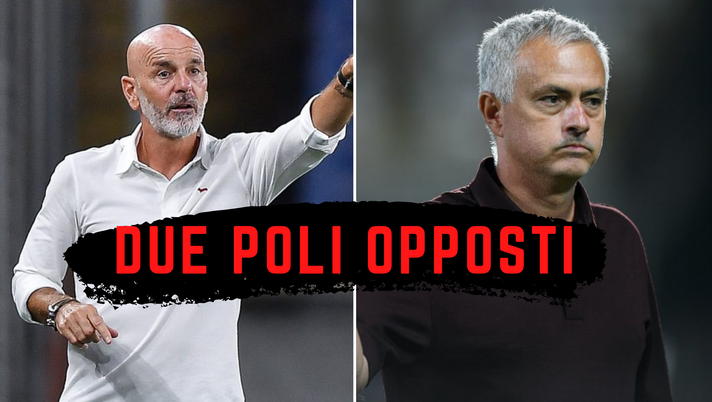 Stefano Pioli contro José Mourinho