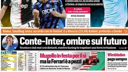EDICOLA / Conte-Inter mai così distanti, ombre sul futuro. Suning fa trapelare…