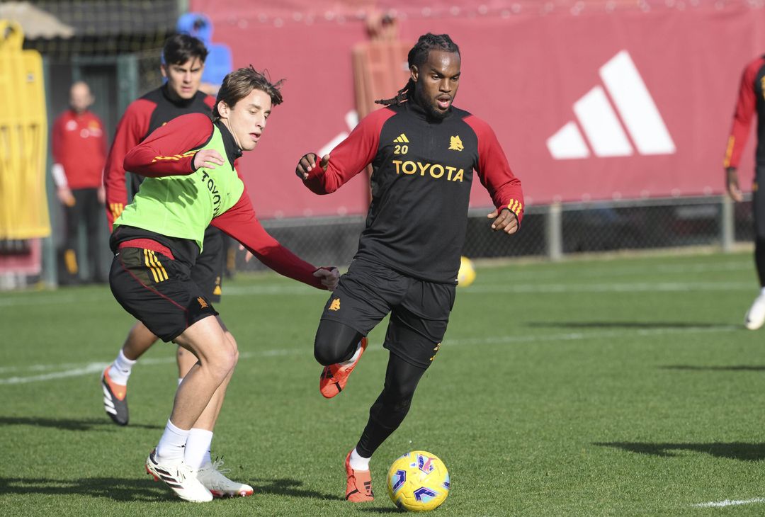 Roma, l’ultimo allenamento pima della Cremonese – FOTOGALLERY - immagine 33