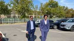 FOTO VN – Gli agenti Terracciano al centro sportivo: rinnovo sempre più vicino