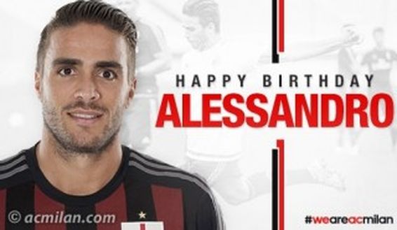 Tanti auguri Alessandro, fonte foto acmilan.com Tanti auguri Alessandro, fonte foto acmilan.com