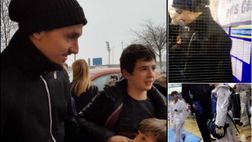 Ibrahimovic a Bradford per il torneo di taekwondo del figlio: tutti vogliono un selfie