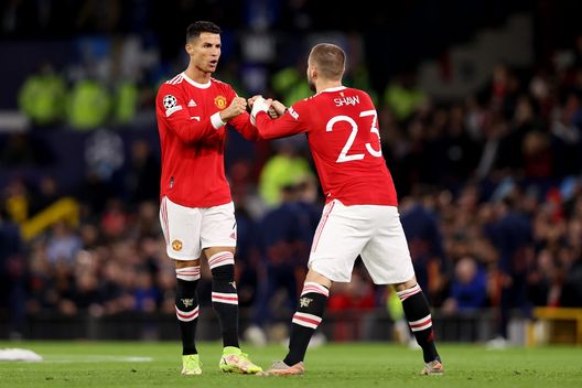 Shaw Cristiano Ronaldo (getty images) Shaw Cristiano Ronaldo (getty images)