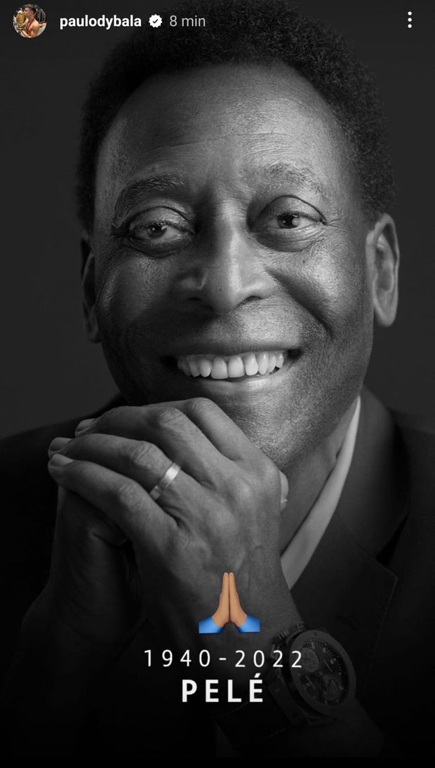 Pelé, l’addio della Roma. Mourinho: “Riposa in pace Re”. Totti: “Tu, il calcio”- immagine 2