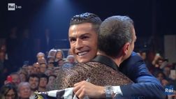 Cristiano Ronaldo e Georgina a Sanremo 2020: tanti regali per Amadeus