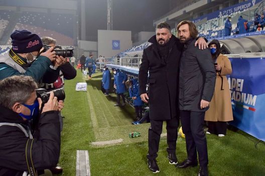 Gattuso Pirlo, getty images Gattuso Pirlo, getty images