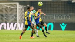 Verona, l’allenamento dei gialloblù