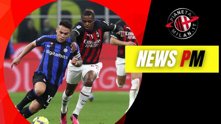 Pierre Kalulu e Lautaro Martinez, calciatori di Milan e Inter (getty images)