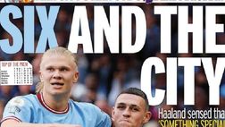 Manchester derby, il capolavoro del Mirror: “Six and the City”