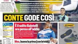 EDICOLA / CdS: Conte gode così. L’Inter resta a meno uno, ma perde Barella
