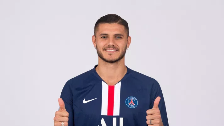 Mauro Icardi, nuovo attaccante del PSG (credits: Official PSG Twitter account)