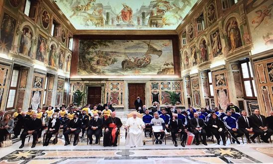 Lazio, Lotito ricevuto da Papa Francesco – FOTO- immagine 3