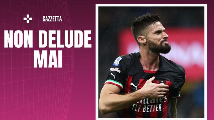 Olivier Giroud AC Milan Milan-Salernitana 1-1 Serie A 2022-2023
