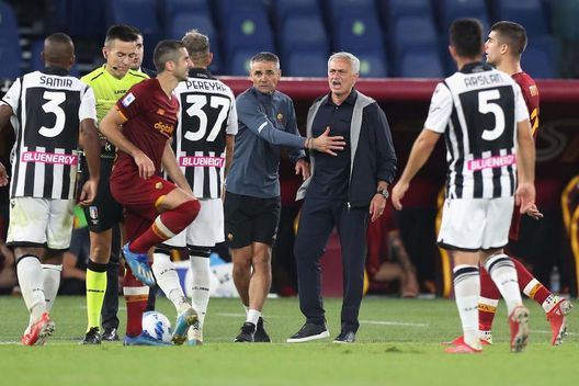 Getty Images Mourinho: “Se PIF può portarmi via dalla Roma? Non lascio per niente. Su Orsato…”- immagine 2
