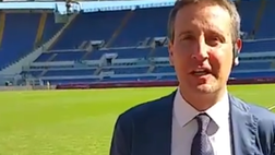 Roma-Lazio, siparietto Mangiante-Petrucci nel sottopassaggio – VIDEO