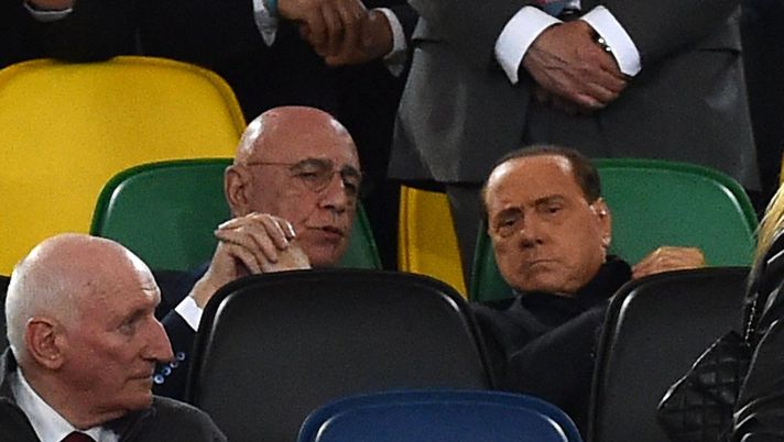 Adriano Galliani Silvio Berlusconi Milan