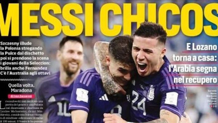 IL NAPOLI SUI MEDIA – Le prime pagine dei giornali di oggi 1 dicembre 2022 - immagine 1