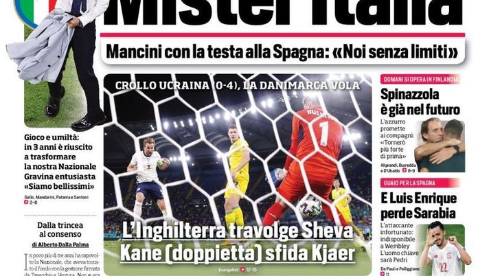 Prima Pagina, Corriere dello Sport: &#8220;Mister Italia. E Luis Enrique perde Sarabia&#8221; 