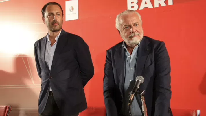 Bari, De Laurentiis scalda il clima in vista dei playoff: &#8220;Nessuno ci ha ancora levato la B, pronti per la guerra&#8221;
