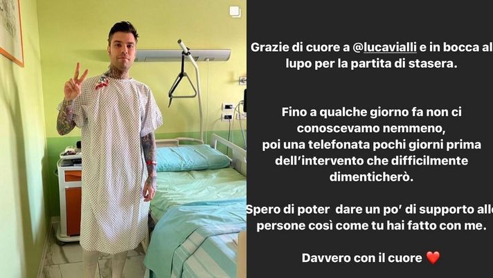 La telefonata di Vialli, il messaggio di Fedez: “Difficilmente dimenticherò…” - immagine 1
