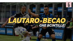 VIDEO Serie A, Inter-Udinese: le immagini dello scontro tra Lautaro e Becao