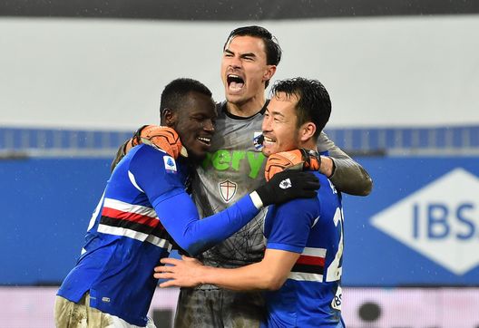 . (Photo by Paolo Rattini/Getty Images) Quella parata nel derby: la maglia di Audero traina i dati commerciali Samp- immagine 2