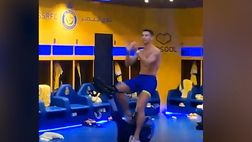 VIDEO / Ronaldo al gol dell’Al Nassr: applausi sulla cyclette