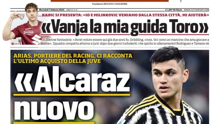 EDICOLA TS – Arias, il portiere del Racing: “Alcaraz nuovo Vidal” - immagine 1