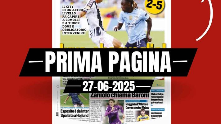 Prima pagina Tuttosport: Milan, Thiaw verso il Como