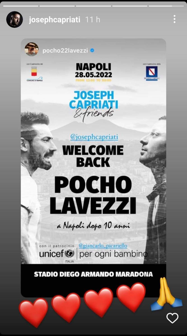 Lavezzi torna a Napoli dopo 10 anni: domani sarà al Maradona con il Dj Capriati- immagine 2