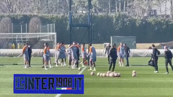 VIDEO FCIN1908 / Inter, squadra in campo: al via l’allenamento verso l’Atletico