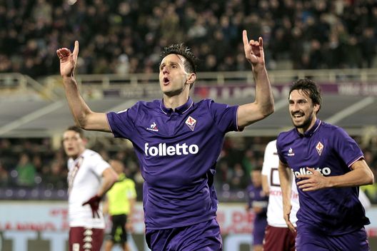 FLORENCE, ITALY - FEBRUARY 27: Nikola Kalinic of ACF Fiorentina celebrates after scoring a goal during the Serie A match between ACF Fiorentina and FC Torino at Stadio Artemio Franchi on February 27, 2017 in Florence, Italy. (Photo by Gabriele Maltinti/Getty Images) FLORENCE, ITALY - FEBRUARY 27: Nikola Kalinic of ACF Fiorentina celebrates after scoring a goal during the Serie A match between ACF Fiorentina and FC Torino at Stadio Artemio Franchi on February 27, 2017 in Florence, Italy. (Photo by Gabriele Maltinti/Getty Images)