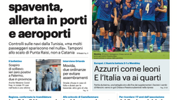 Prima Pagina, Giornale di Sicilia: “La variante spaventa. Azzurri come leoni”