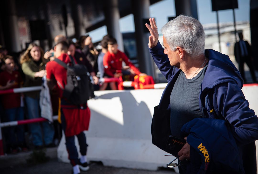 La Roma in viaggio verso Bergamo. Domani il match con l’Atalanta – FOTO GALLERY - immagine 13