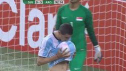 VIDEO / L’Inter lo sogna, Di Maria si diverte: gol contro Singapore…di tacco!