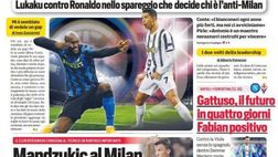 Prima Pagina, Corriere dello Sport: “La notte dei giganti. Mandzukic al Milan, Pioli ha il vice Ibra”