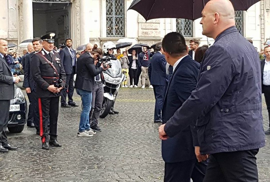 GALLERY PM – Coppa Italia, ecco l’arrivo del Milan al Quirinale - immagine 15