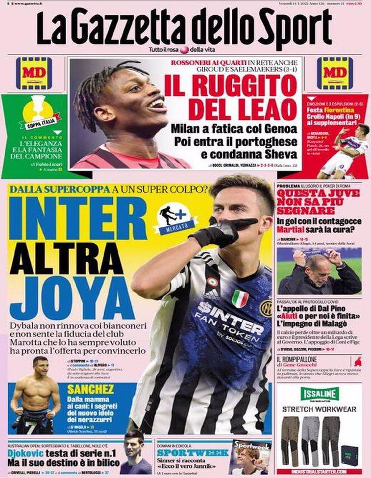 BUONGIORNO CITTACELESTE – LE PRIME PAGINE DEI PRINCIPALI QUOTIDIANI SPORTIVI – GUARDA - immagine 1