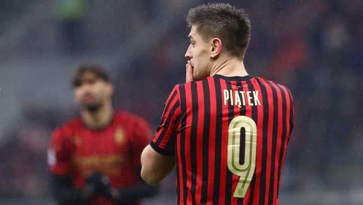 Krzysztof Piatek durante Milan-Sassuolo del 15 dicembre 2019 (credits: GETTY Images)