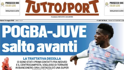 Prima Pagina, Tuttosport: “Pogba-Juve, salto avanti. Spalletti, bufera continua”