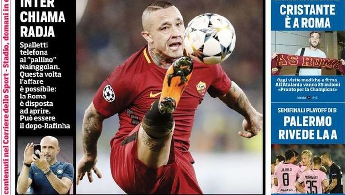 Prima Pagina, Corriere dello Sport: “L’anno del biscione. Higuain Premier. Palermo rivede la A…” 