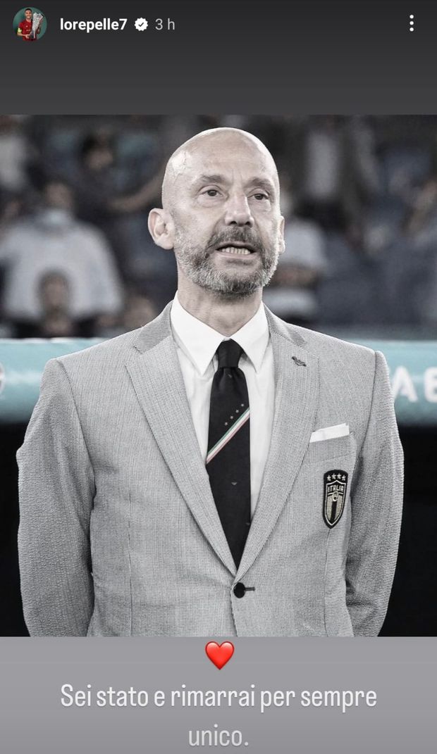 Vialli, il ricordo di Pellegrini: “Per sempre unico”. Dybala: “Un onore conoscerti”- immagine 3