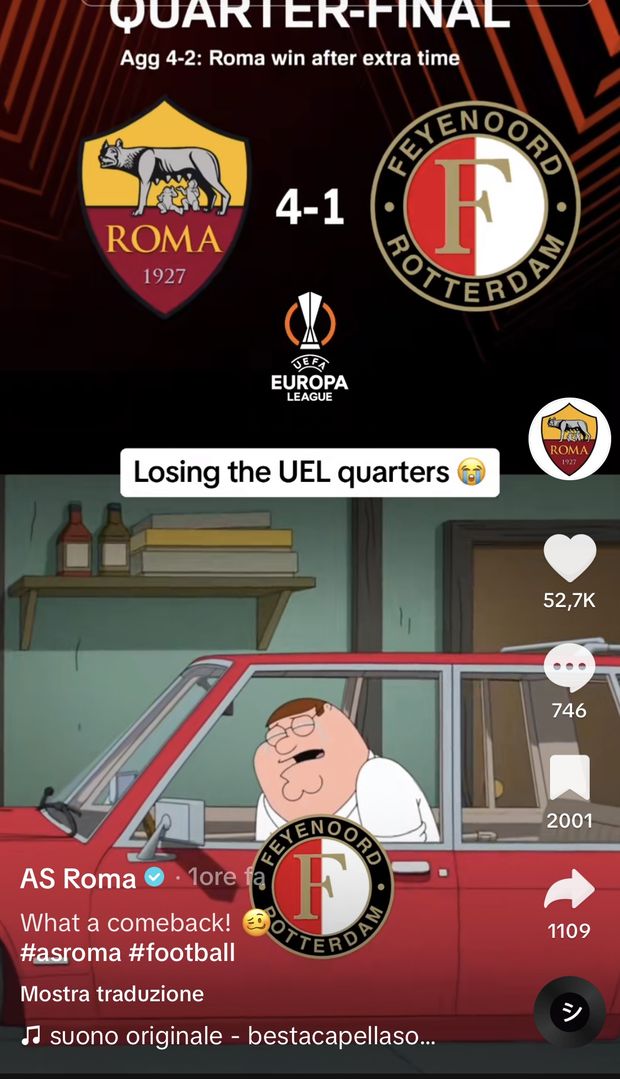 Il Feyenoord provoca ma Dybala e la Roma rispondono per le rime sui social- immagine 2