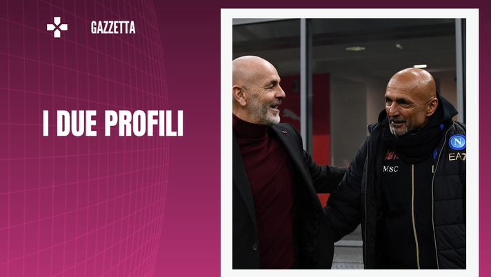 Stefano Pioli Luciano Spalletti allenatori Milan Napoli