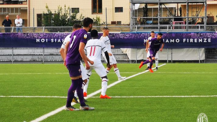 Un'immagine di Fiorentina-Milan del Campionato Primavera 1 (credits: acmilan.com) 