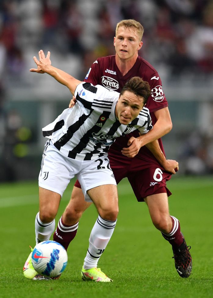 (Photo by Valerio Pennicino/Getty Images) Il Locaderby: primo derby da juventino per Manuel e guizzo decisivo nel finale contro il Toro- immagine 2