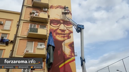 VIDEO – Inaugurato all’Ardeatino il murale in onore di Ennio Morricone